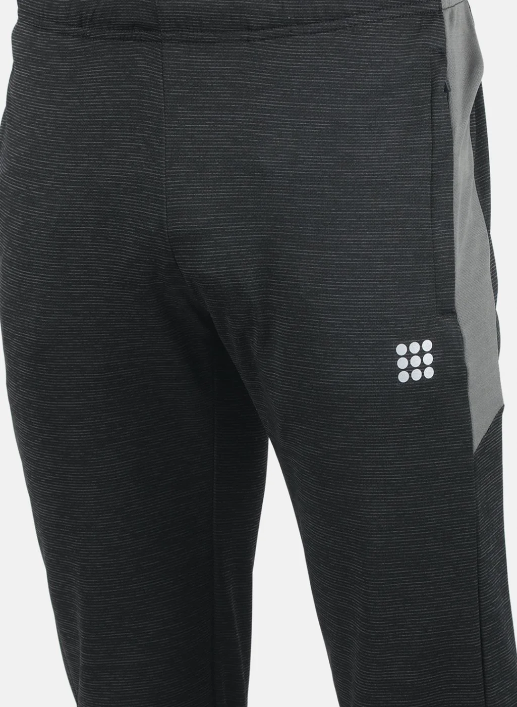 Rock.it Men Black Self Design Tracksuit - Image 5