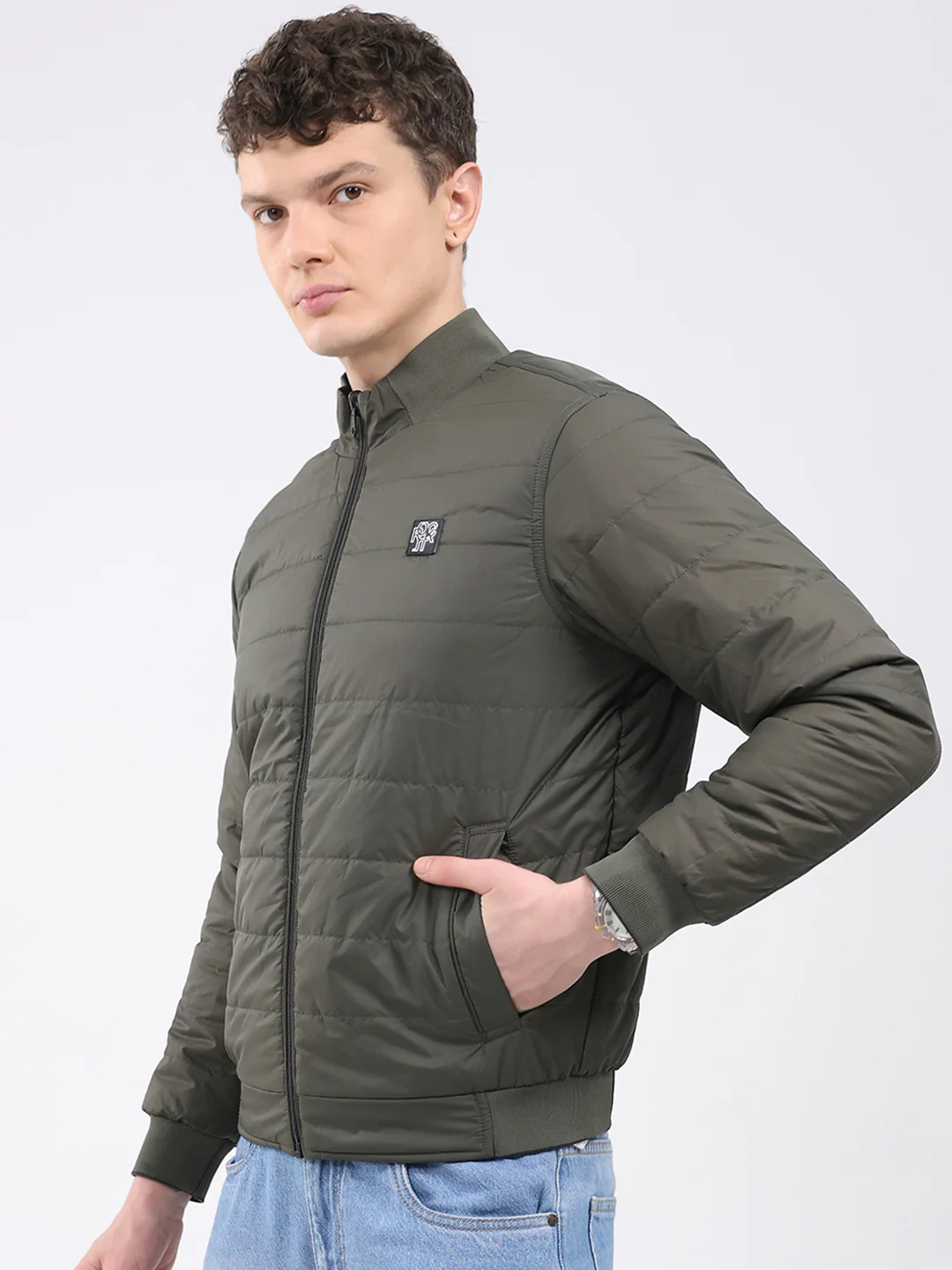 Rock.it Men Black Solid Hooded Full Sleeve Reversible Jacket - Image 8