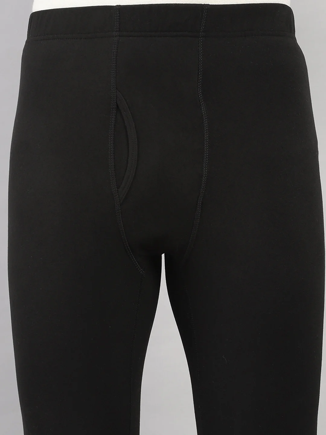 Rock.it Men Black Solid Regular Fit Thermal Lower - Image 6
