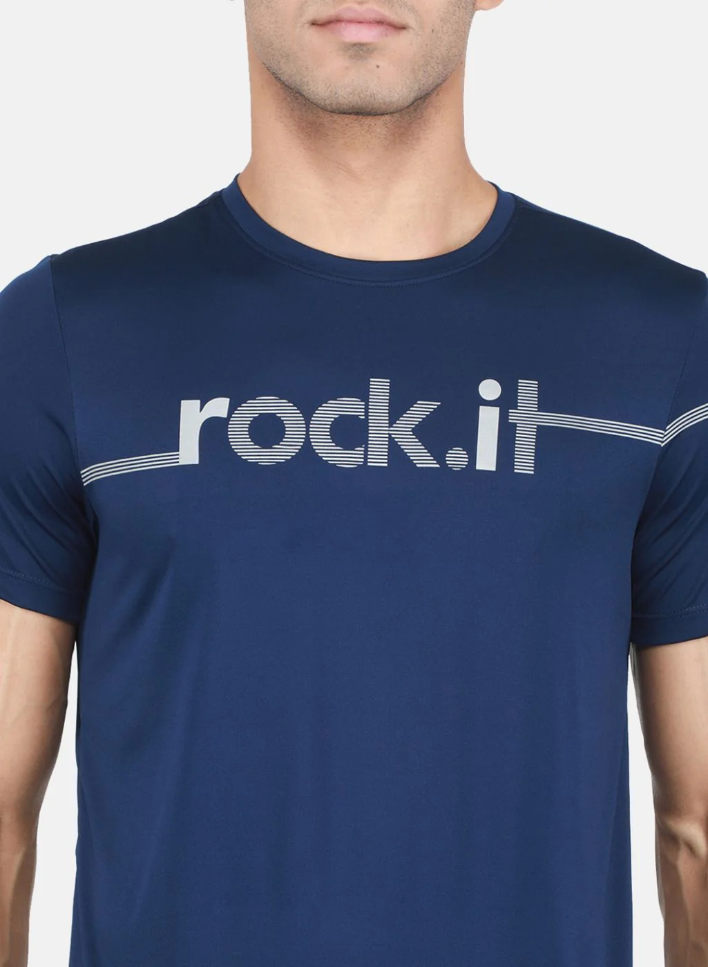 Rock.it Men Blue Printed T-Shirt - Image 5