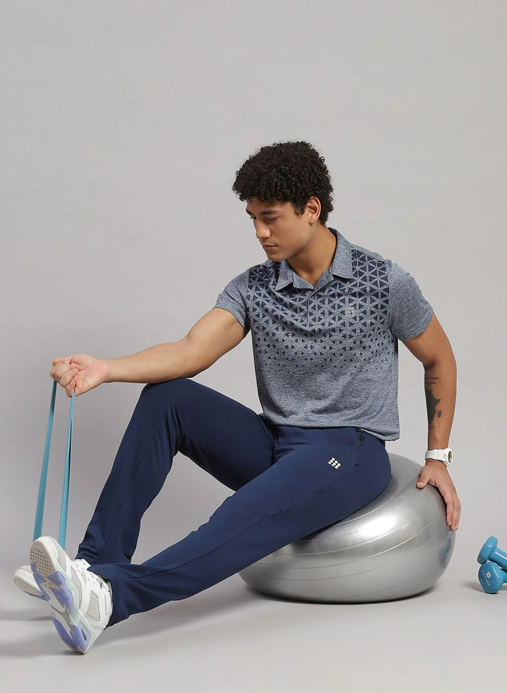 Rock.it Men Blue Smart Fit Lower - Image 5