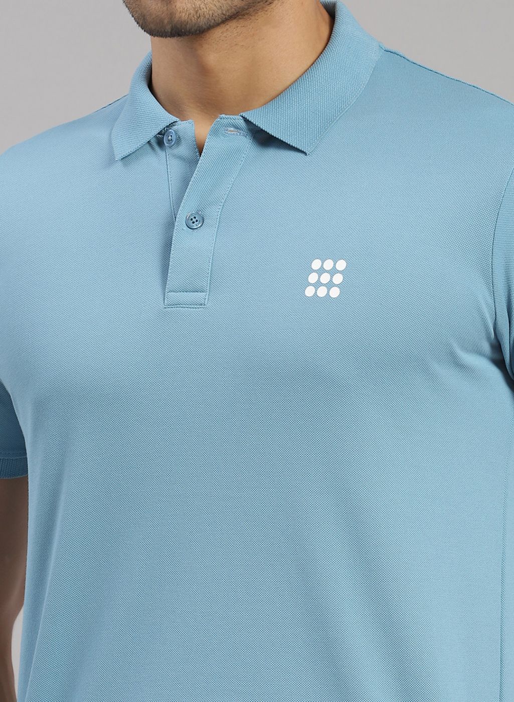 Rock.it Men Blue Solid T-Shirt - Image 6