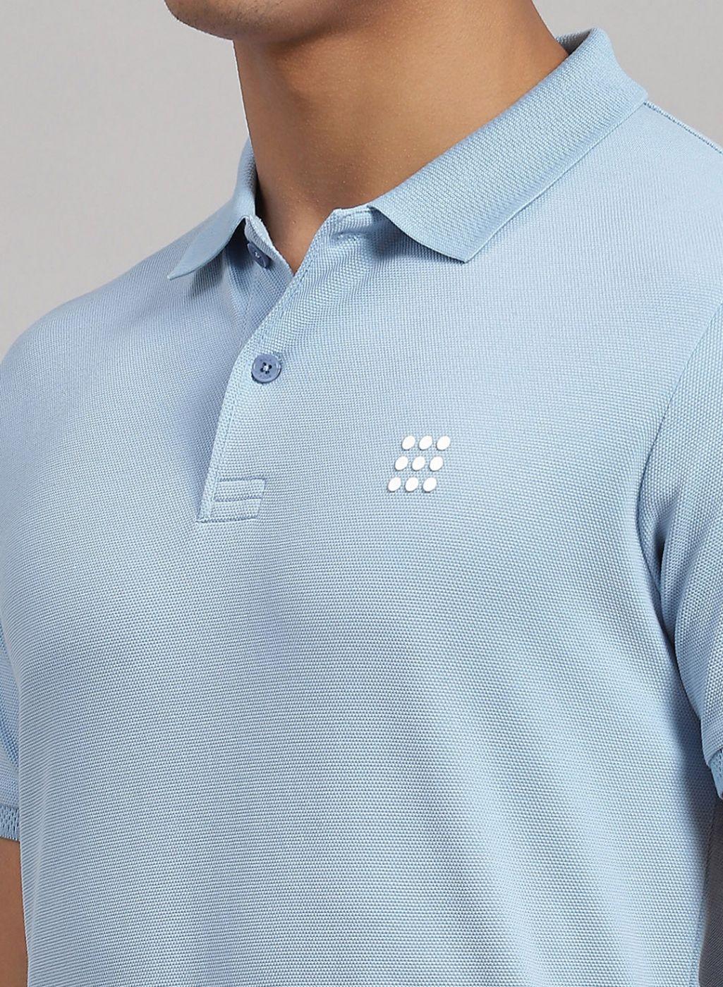 Rock.it Men Blue Solid T-Shirt - Image 6