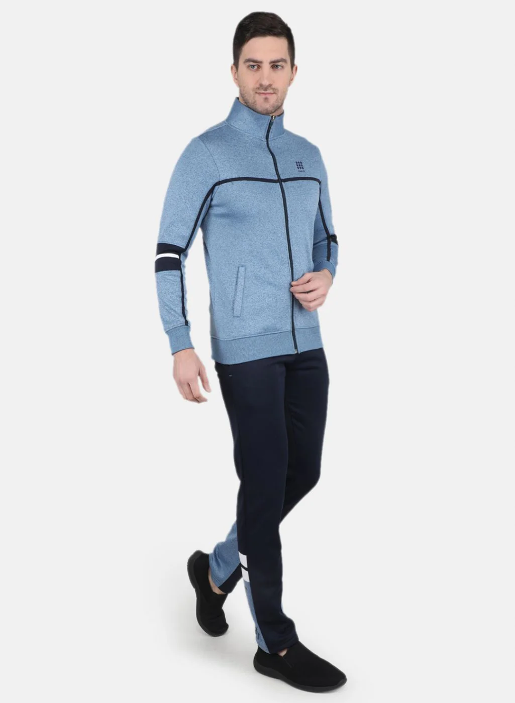 Rock.it Men Blue Solid Tracksuit - Image 7