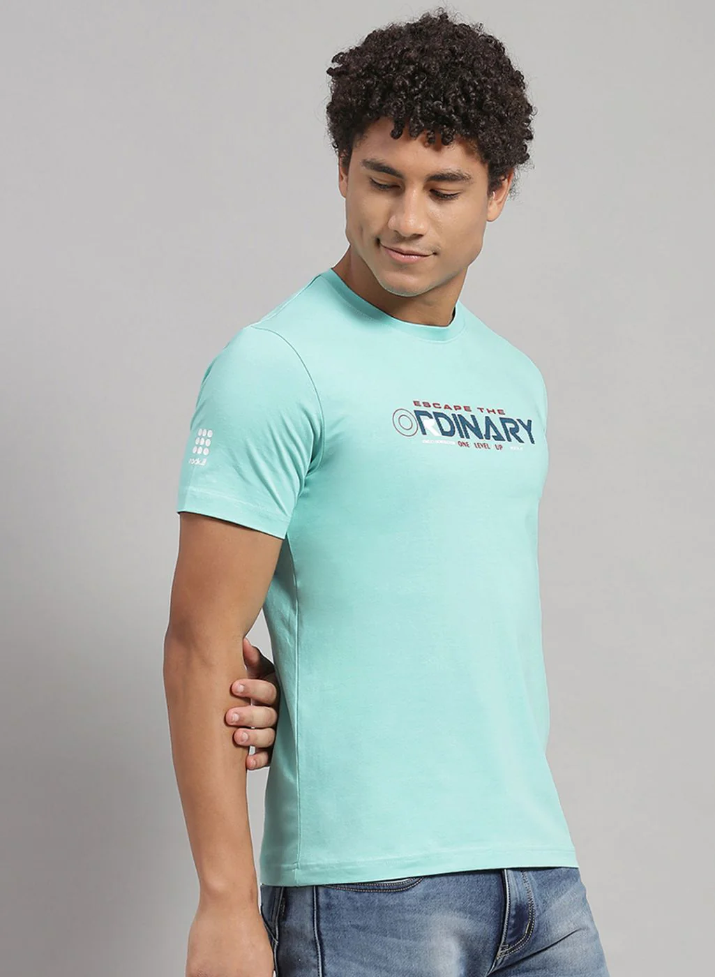 Rock.it Men Green Printed T-Shirt 2 Pc - Image 4