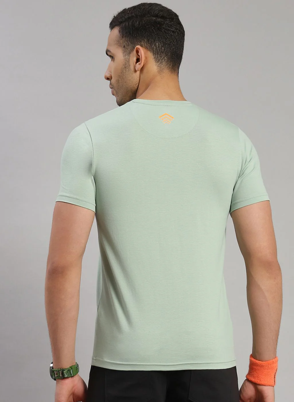Rock.it Men Green Printed T-Shirt - Image 5