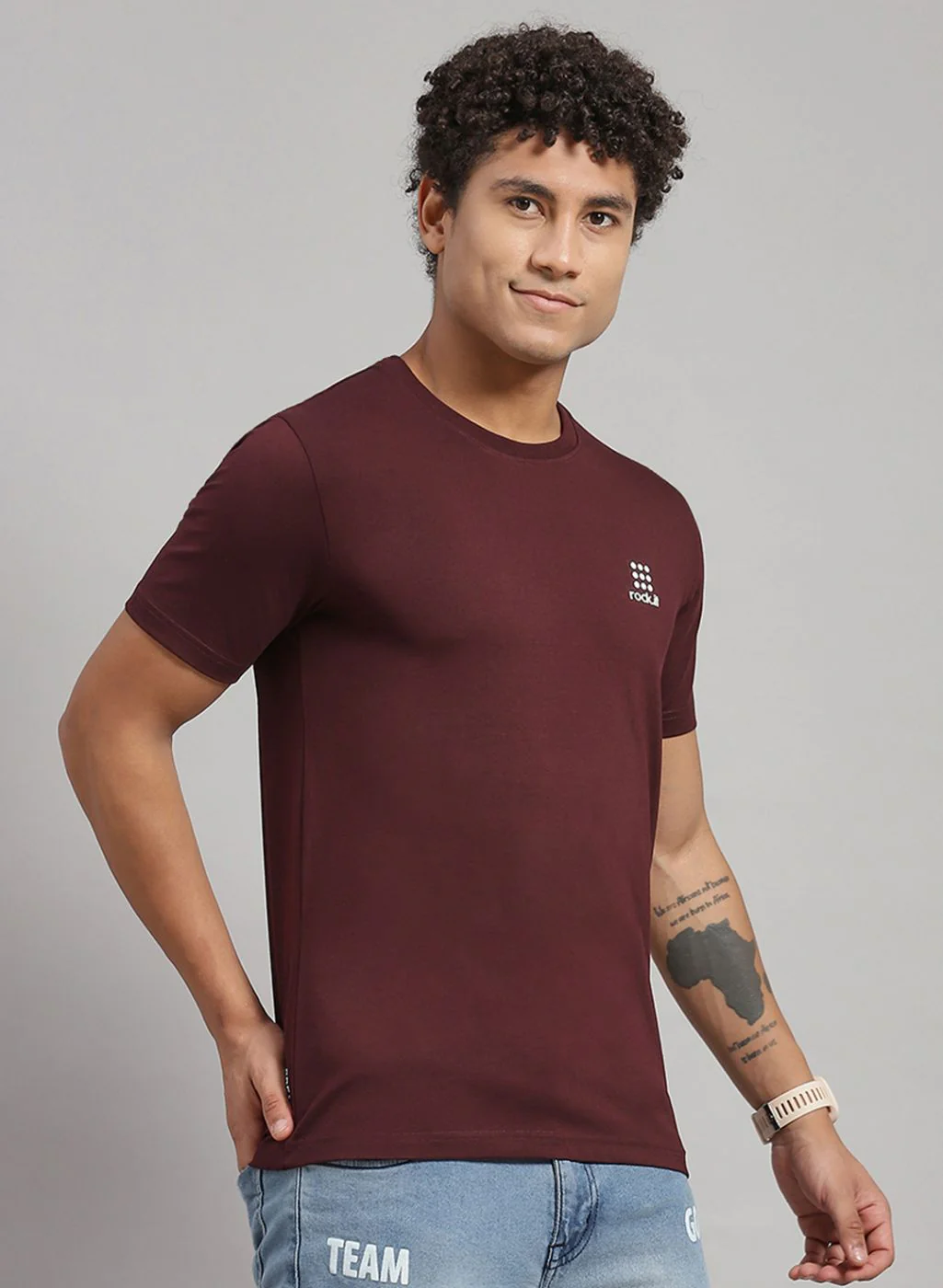 Rock.it Men Green Solid T-Shirt 2 Pc - Image 4