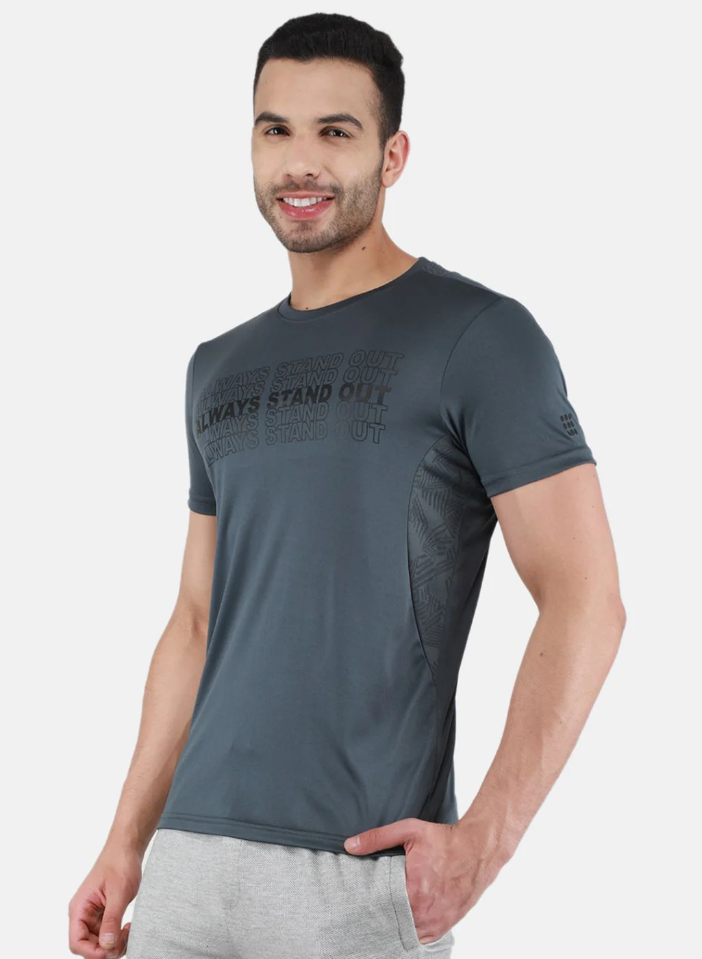 Rock.it Men Grey Printed T-Shirt - Image 2