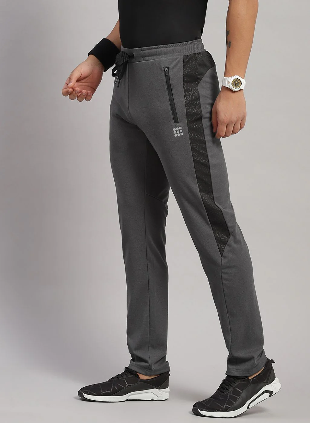 Rock.it Men Grey Regular Fit Lower - Image 2
