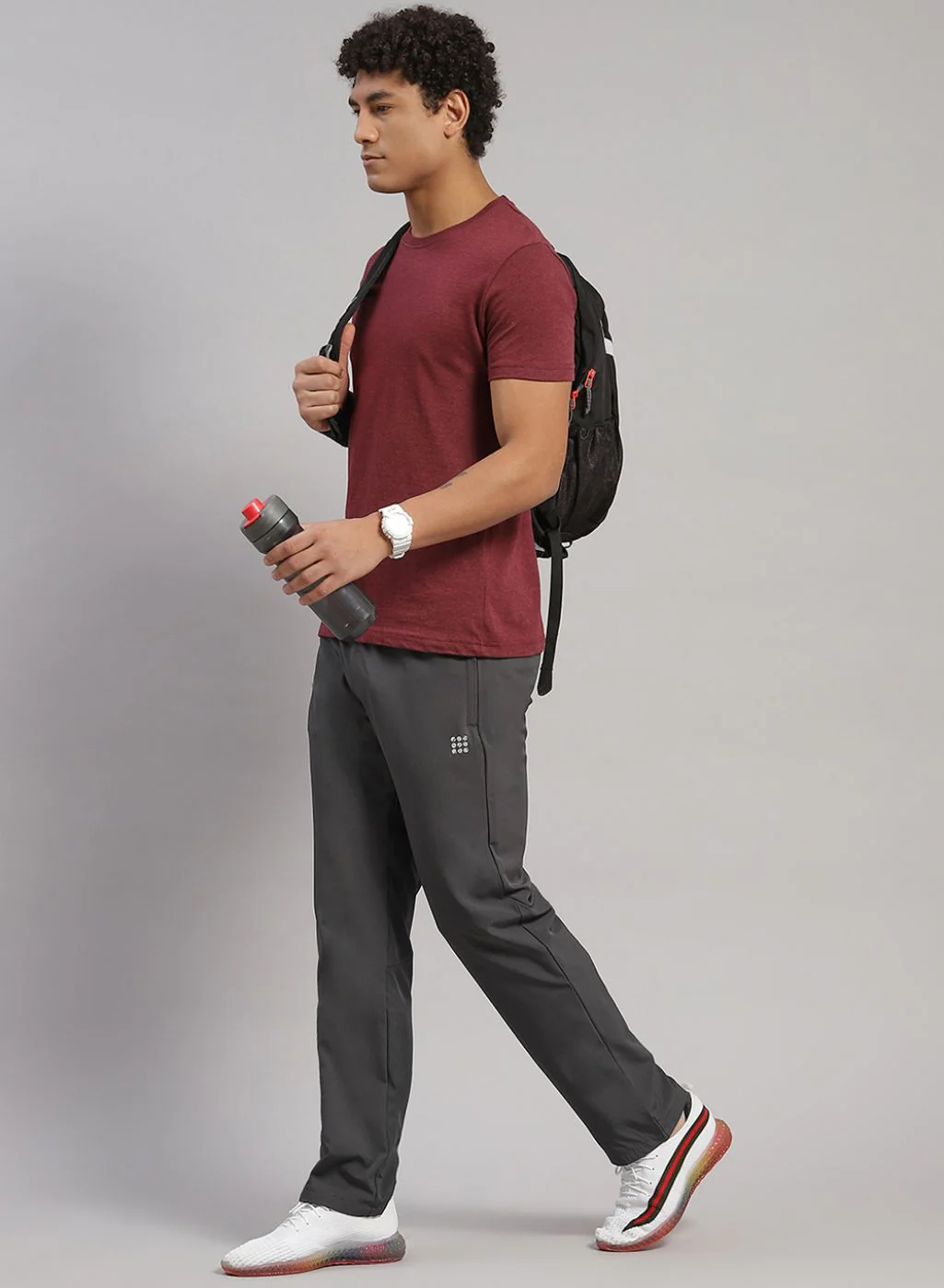 Rock.it Men Grey Regular Fit Lower - Image 5