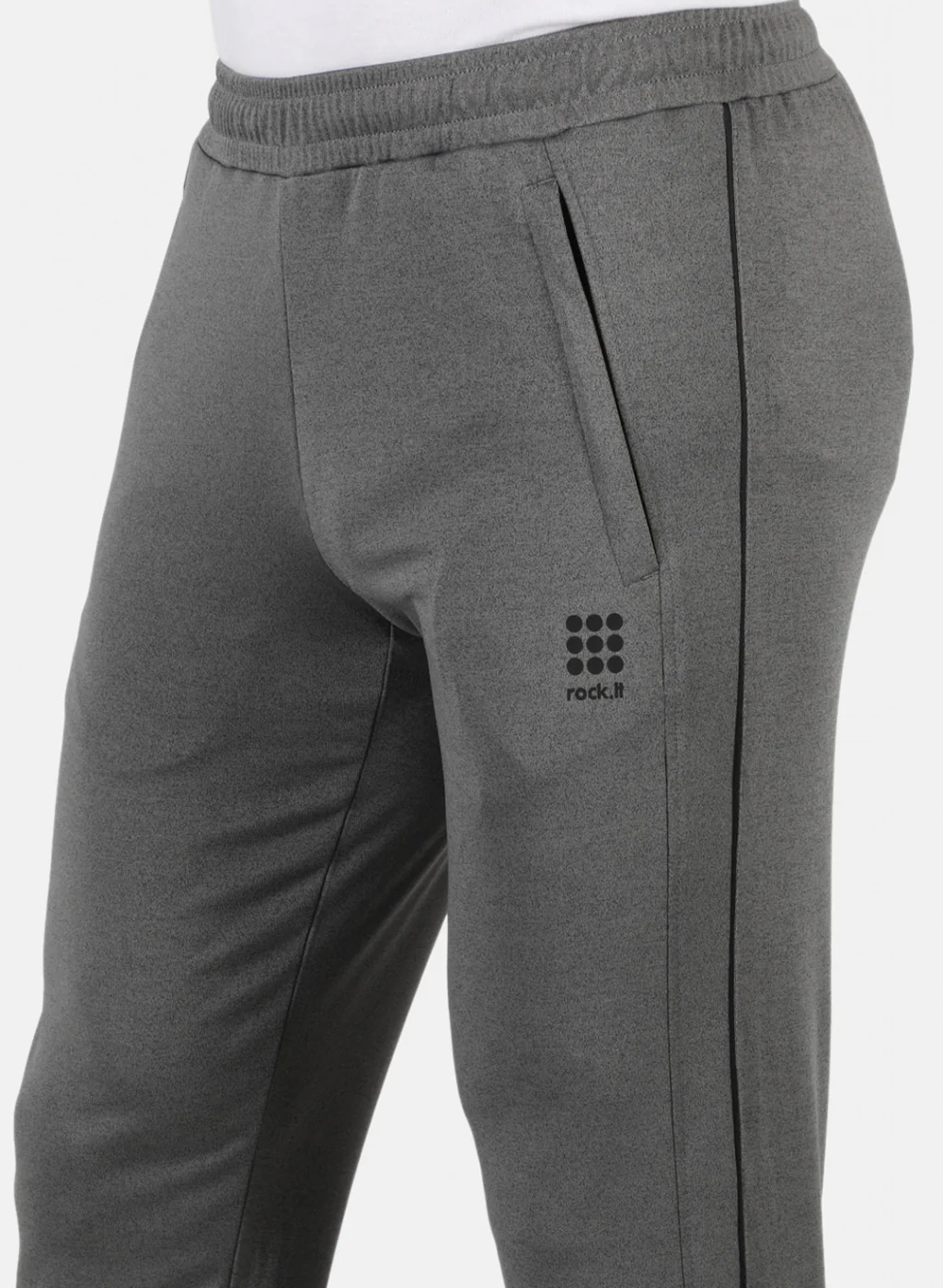 Rock.it Men Grey Self Design Lower - Image 5
