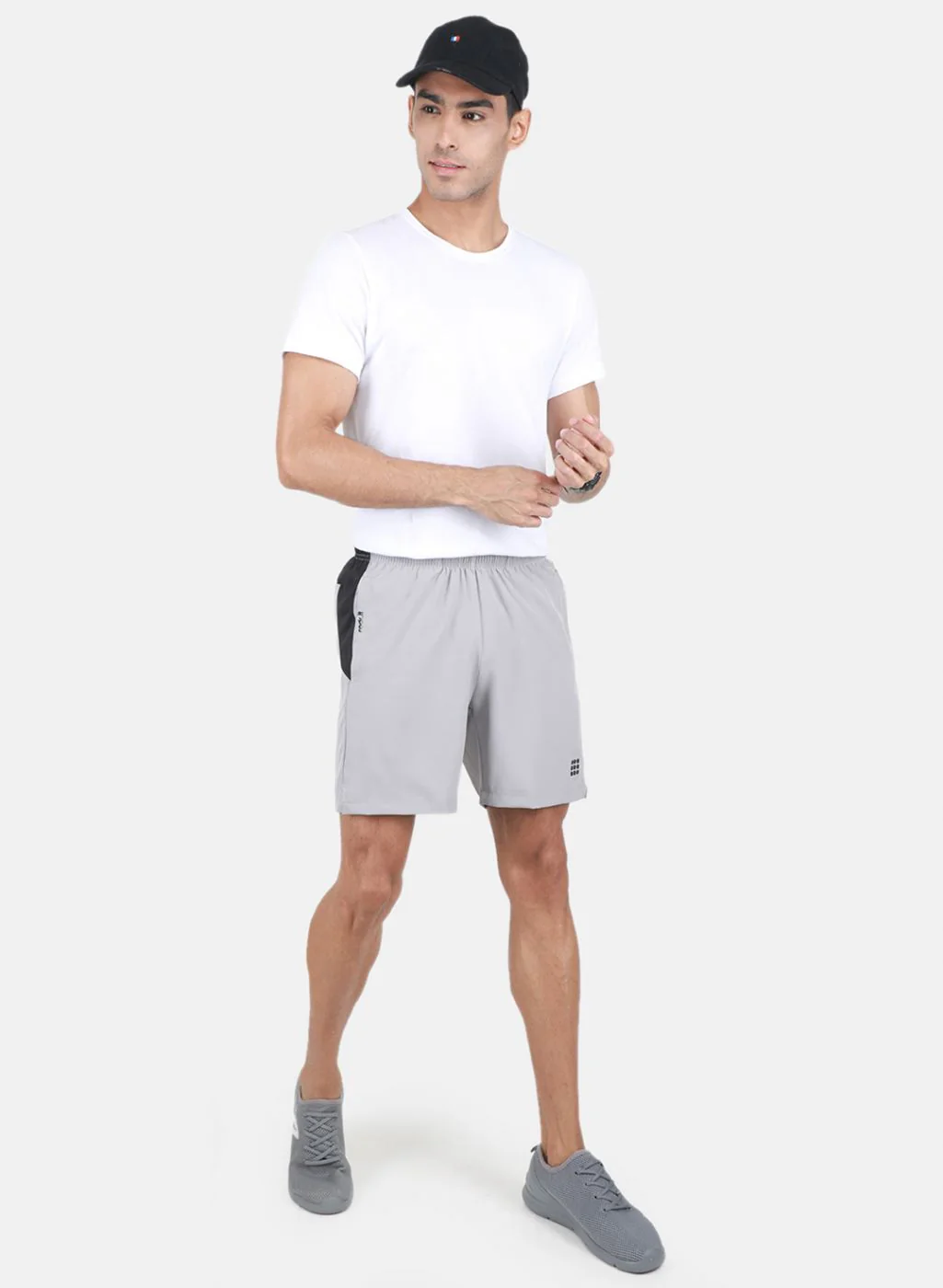 Rock.it Men Grey Solid Short - Image 4