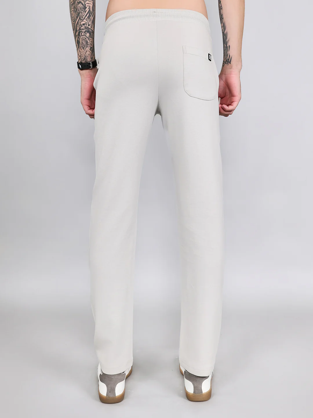 Rock.it Men Grey Solid Smart Fit Lower - Image 4