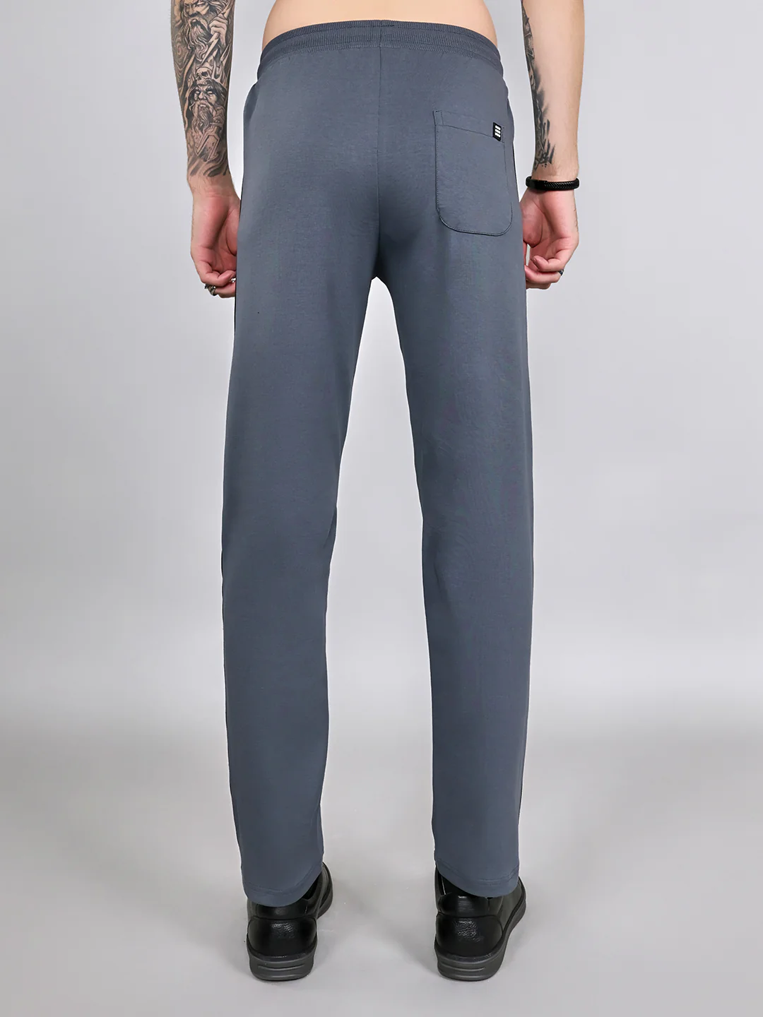 Rock.it Men Grey Solid Smart Fit Lower - Image 4