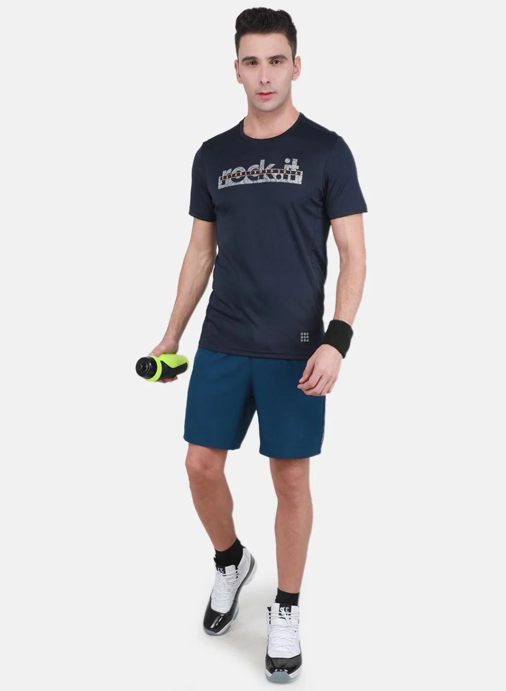 Rock.it Men Navy Blue Printed T-Shirt - Image 4