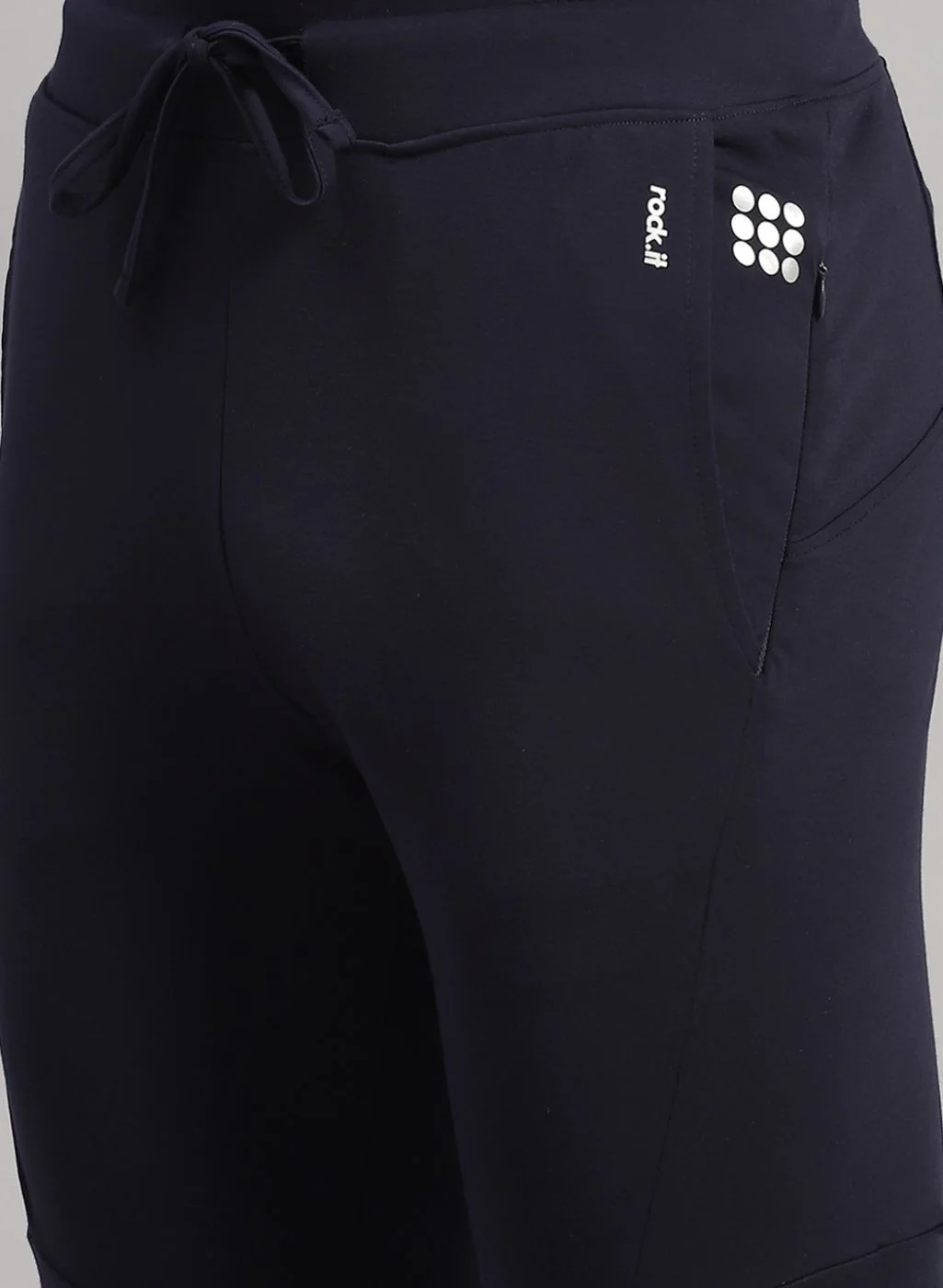 Rock.it Men Navy Blue Regular Fit Jogger - Image 6