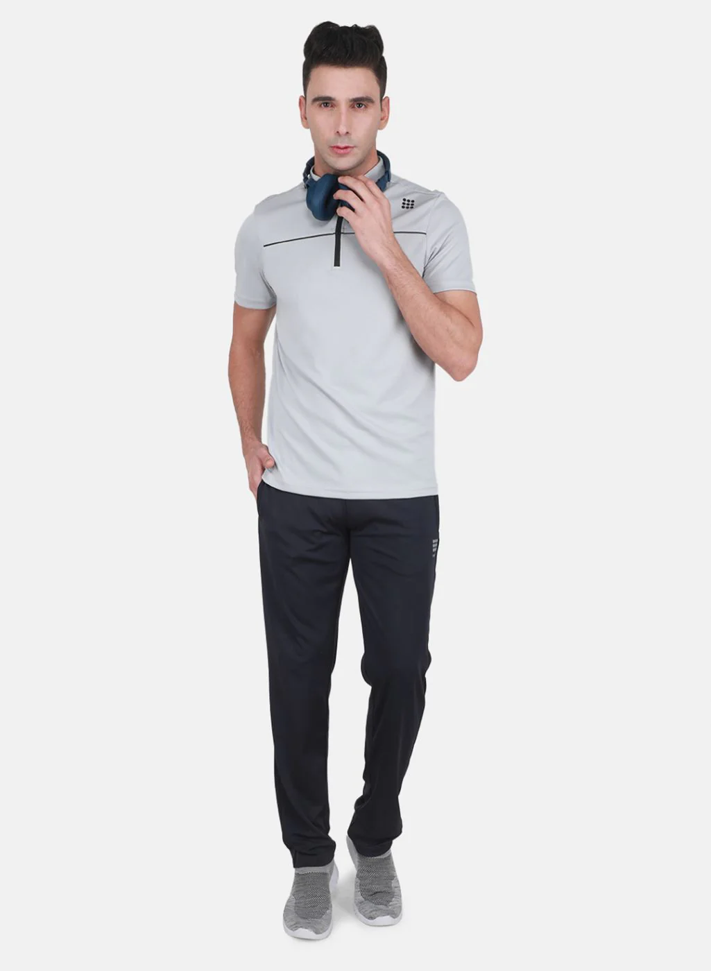Rock.it Men Navy Blue Regular Fit Lower - Image 4