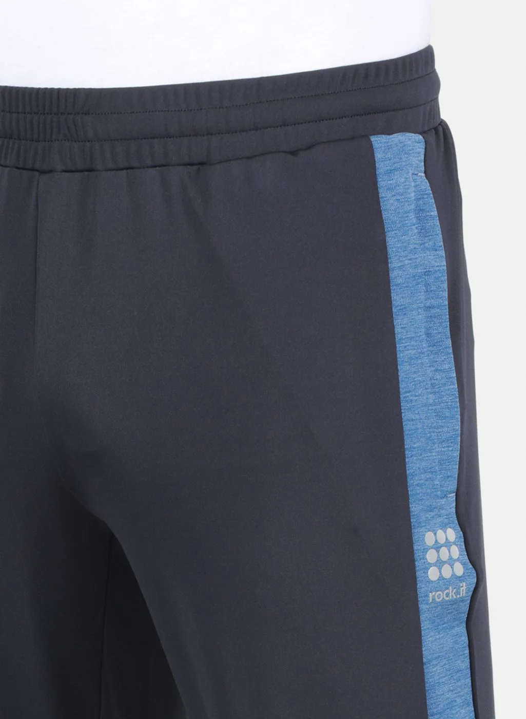 Rock.it Men Navy Blue Regular Fit Lower - Image 5