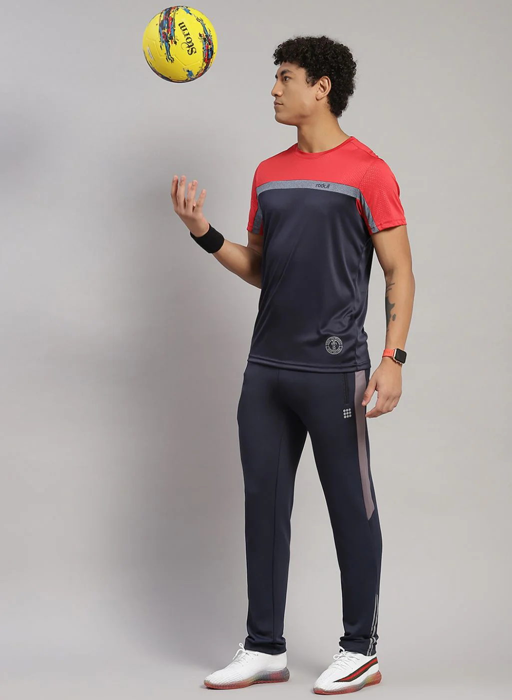 Rock.it Men Navy Blue Regular Fit Lower - Image 5