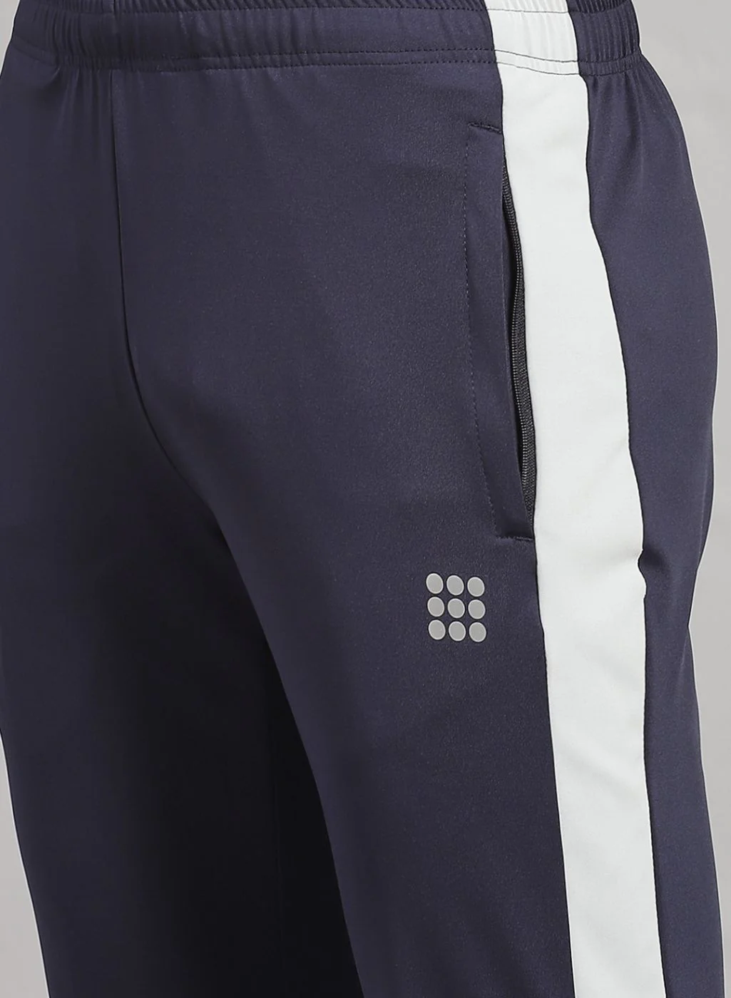 Rock.it Men Navy Blue Regular Fit Lower - Image 6