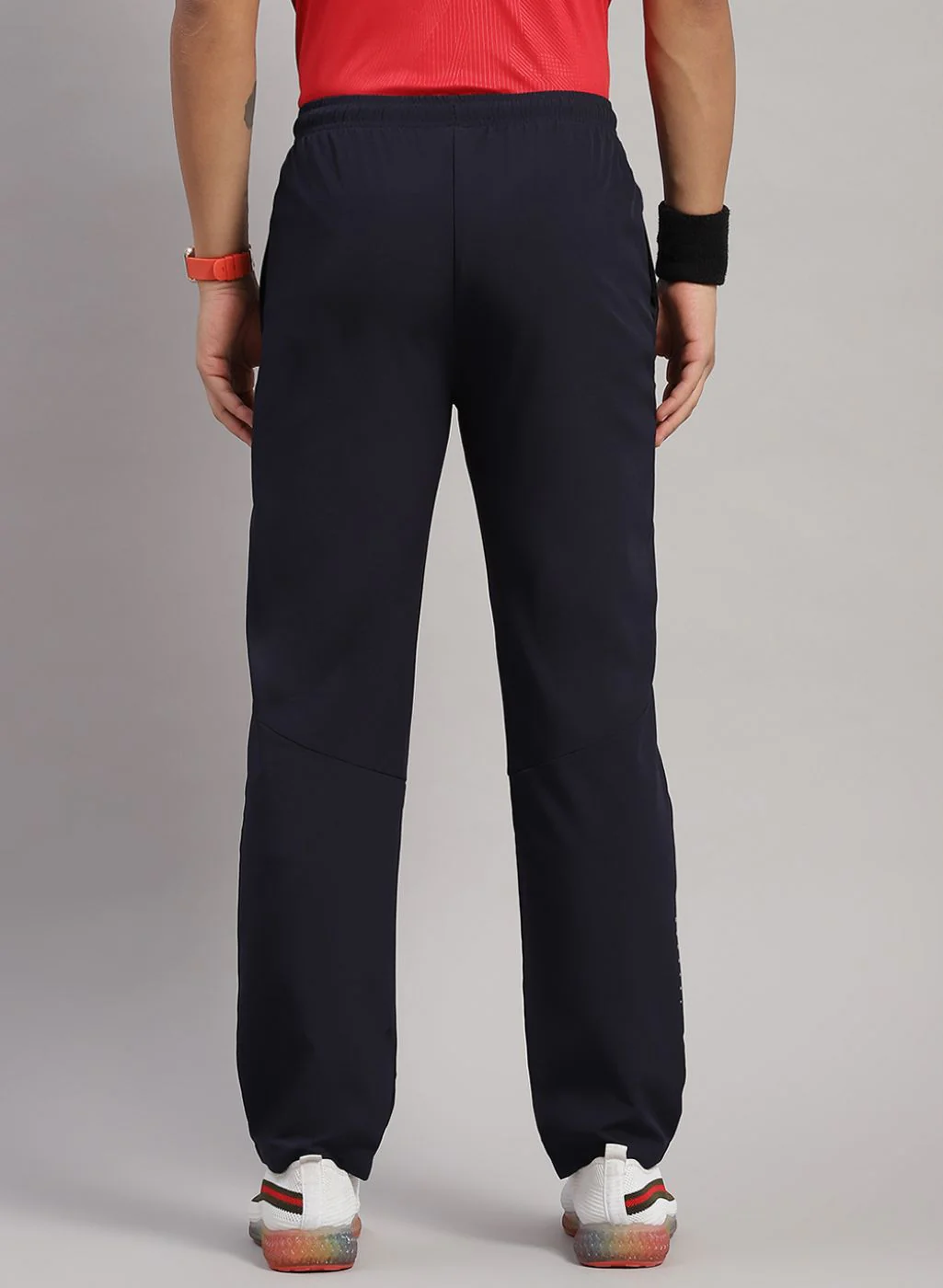 Rock.it Men Navy Blue Regular Fit Lower - Image 4