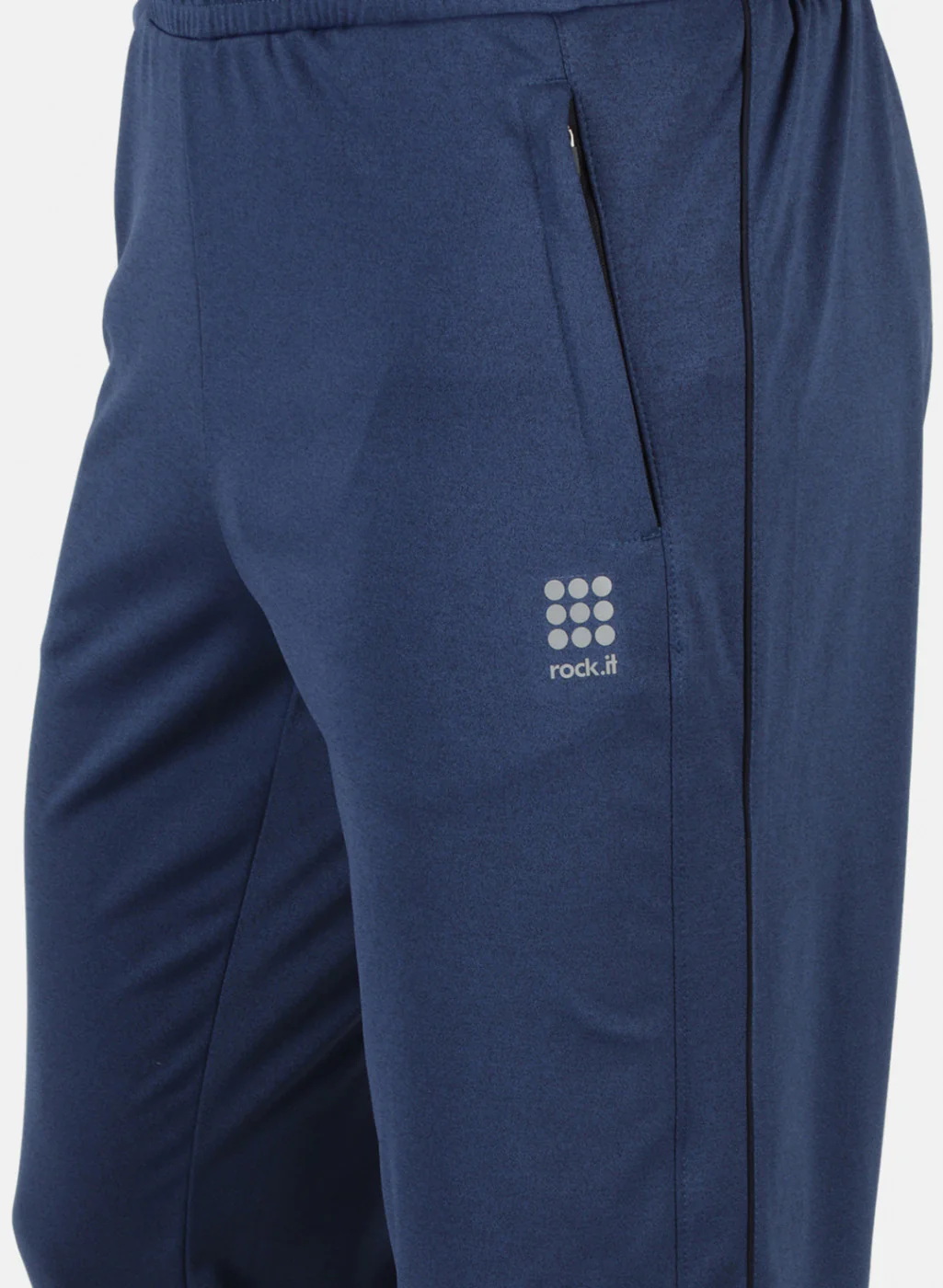 Rock.it Men Navy Blue Self Design Lower - Image 5