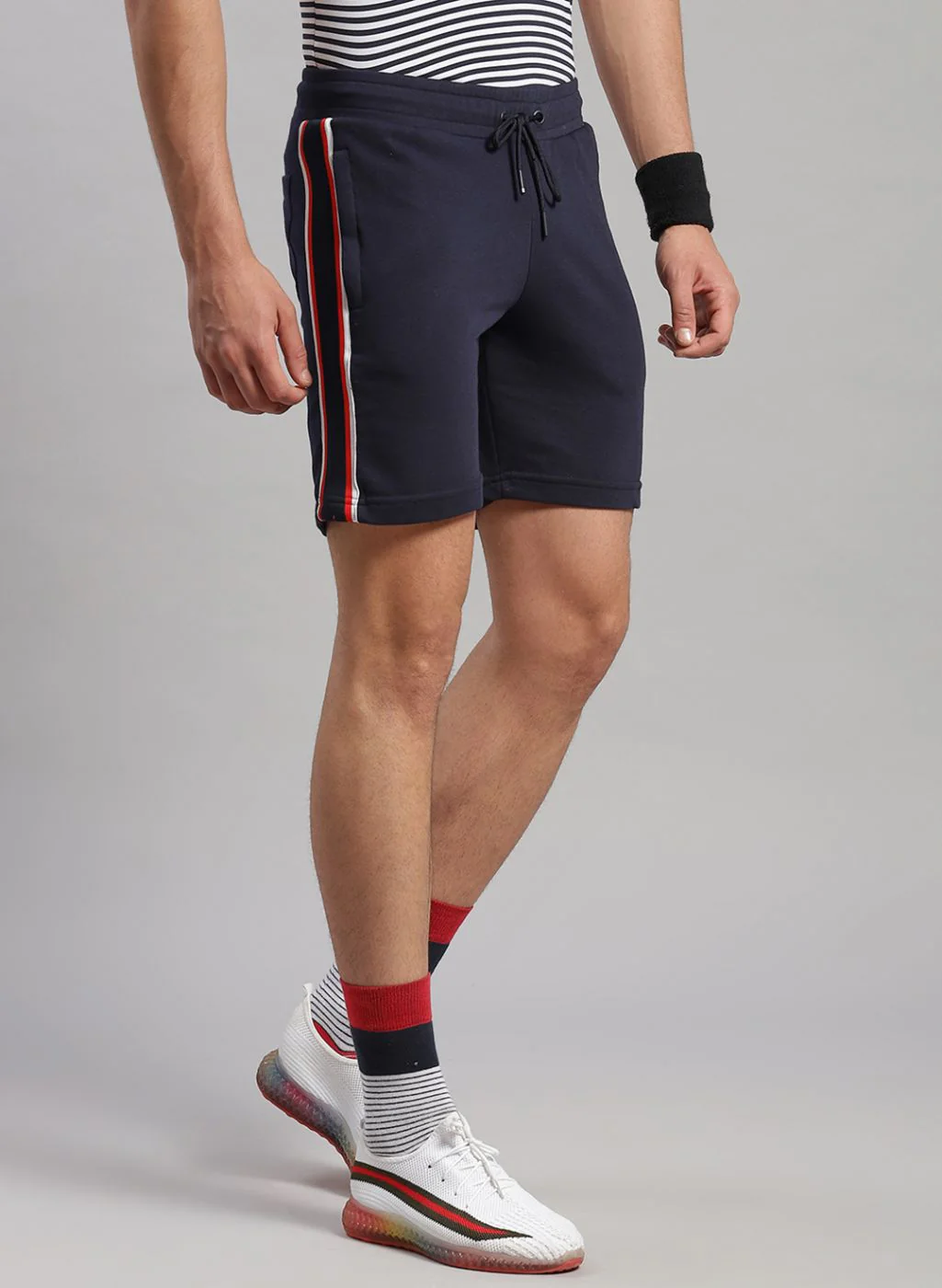 Rock.it Men Navy Blue Solid Short - Image 5