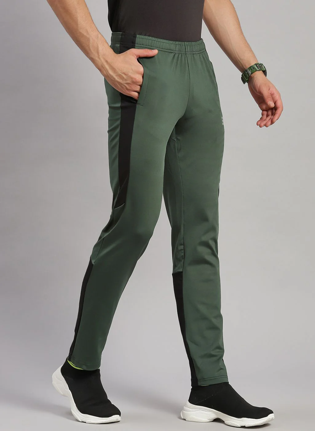 Rock.it Men Olive Regular Fit Lower - Image 4
