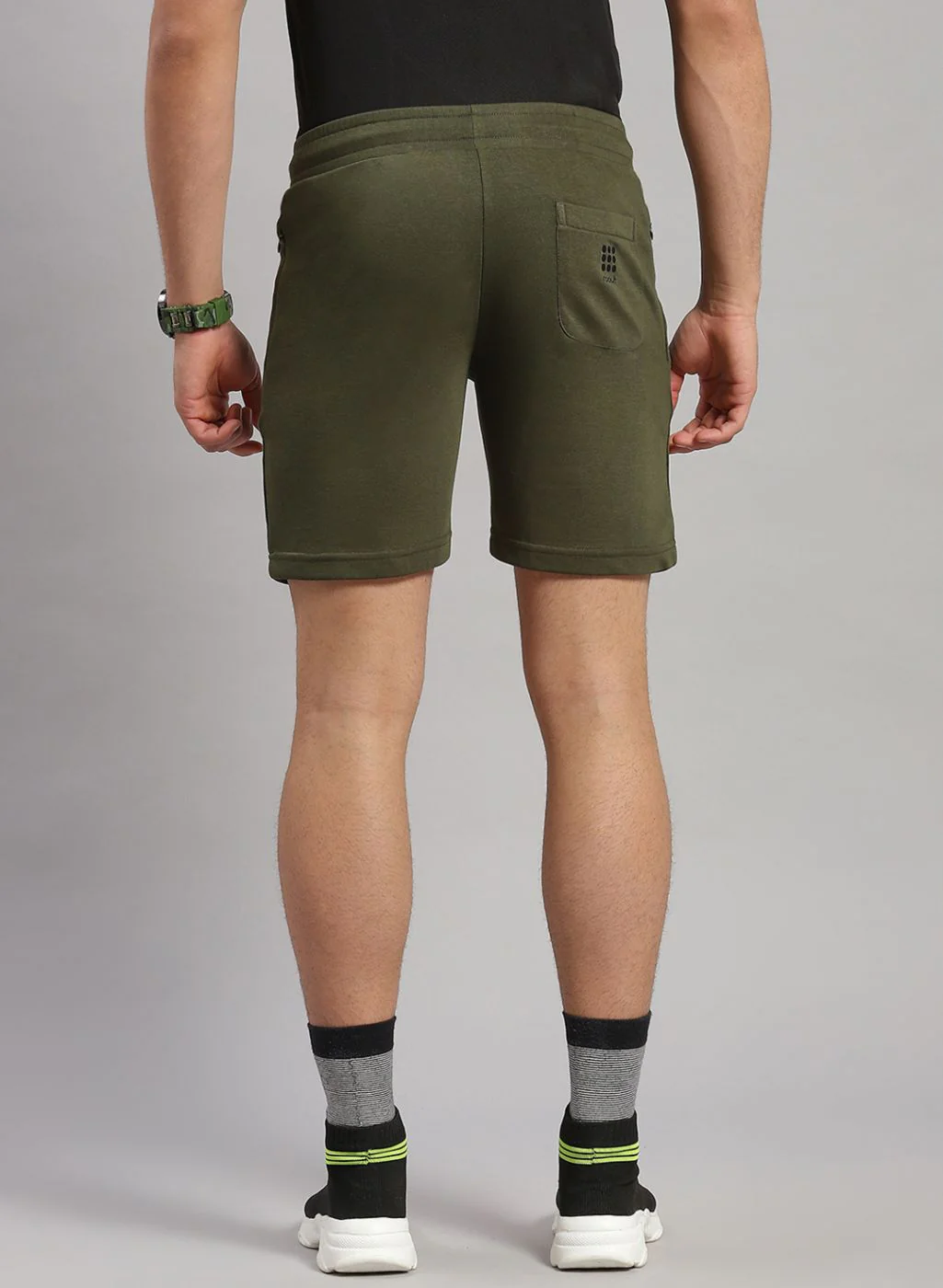 Rock.it Men Olive Solid Short - Image 6