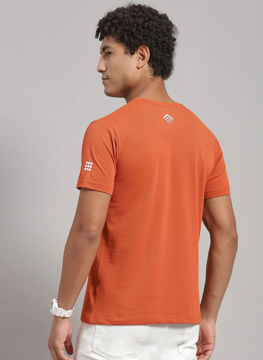 Rock.it Men Orange Printed T-Shirt - Image 4