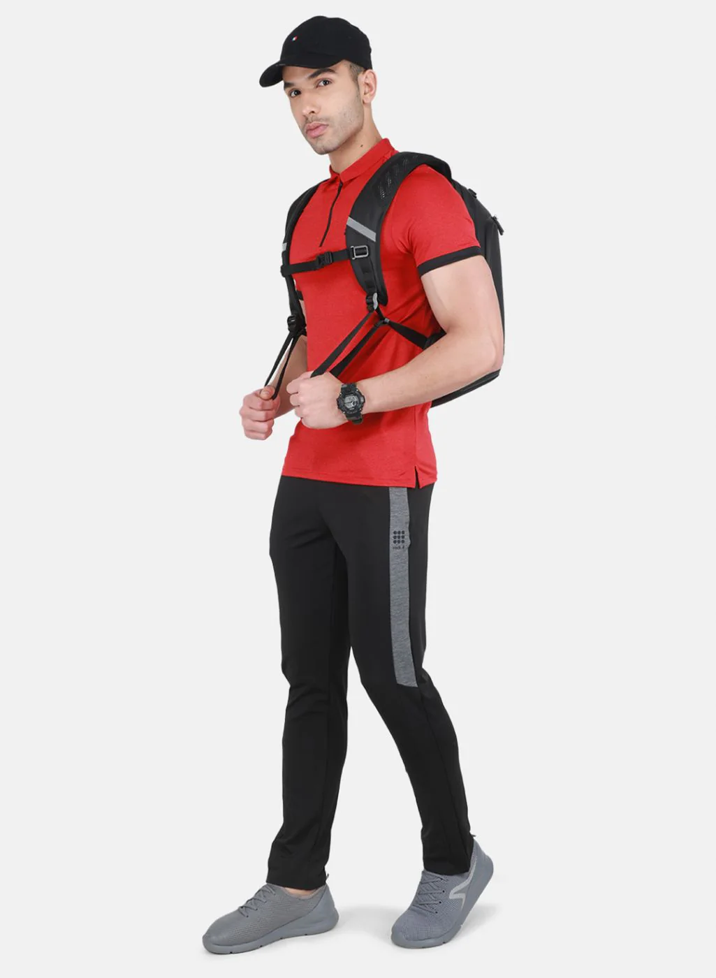 Rock.it Men Red Solid T-Shirt - Image 4