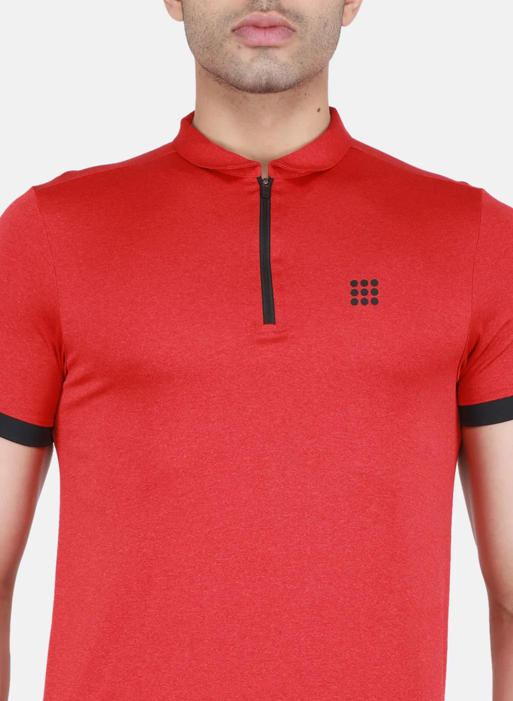 Rock.it Men Red Solid T-Shirt - Image 5
