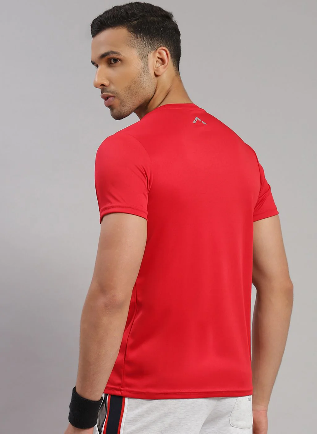 Rock.it Men Red Solid T-Shirt - Image 5