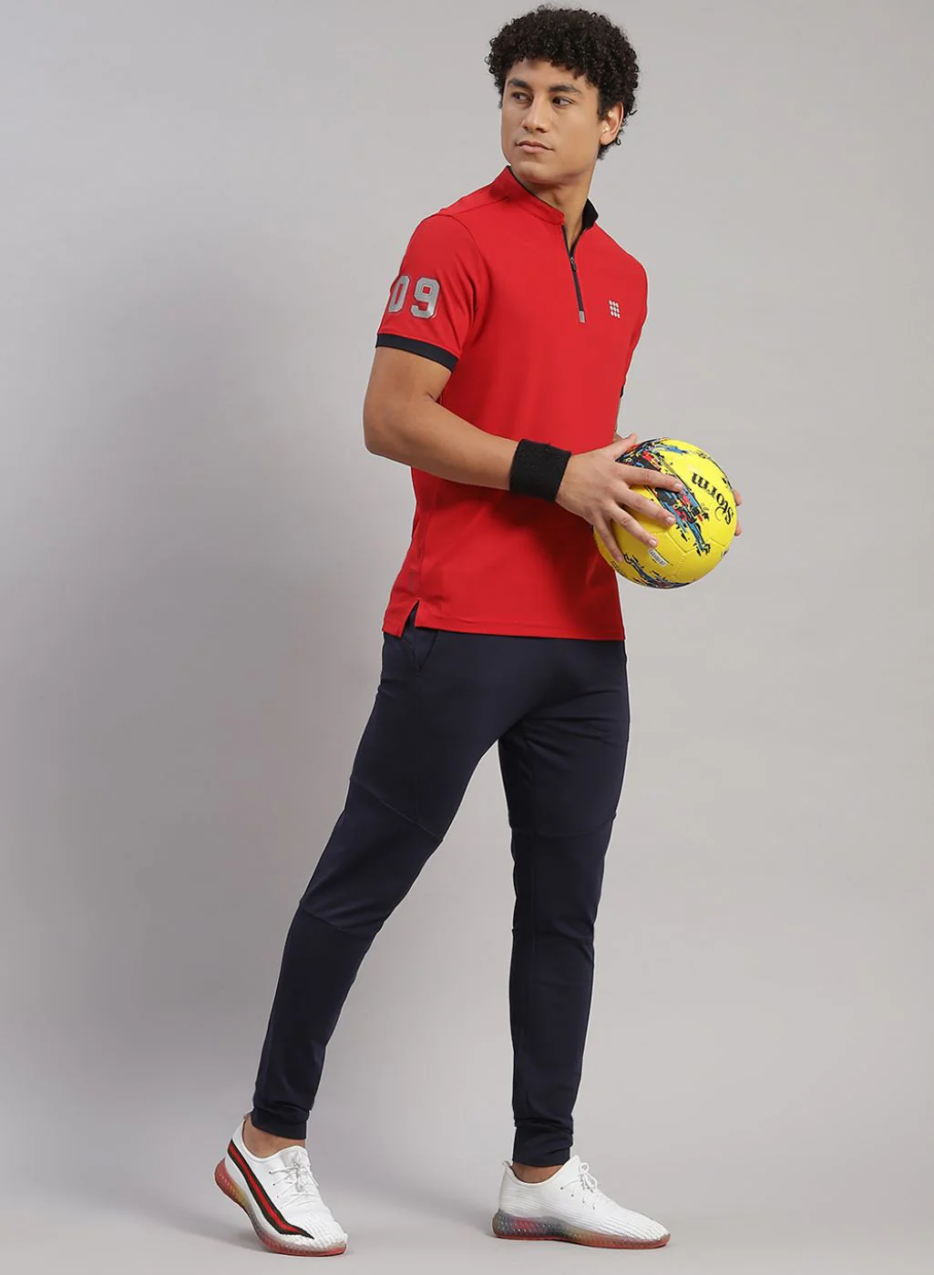 Rock.it Men Red Solid T-Shirt - Image 5