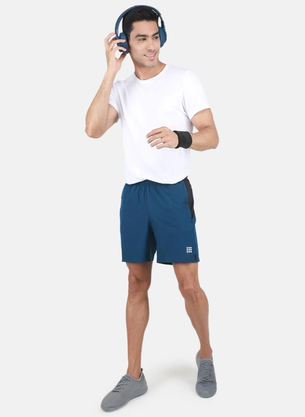 Rock.it Men Teal Blue Solid Short - Image 4