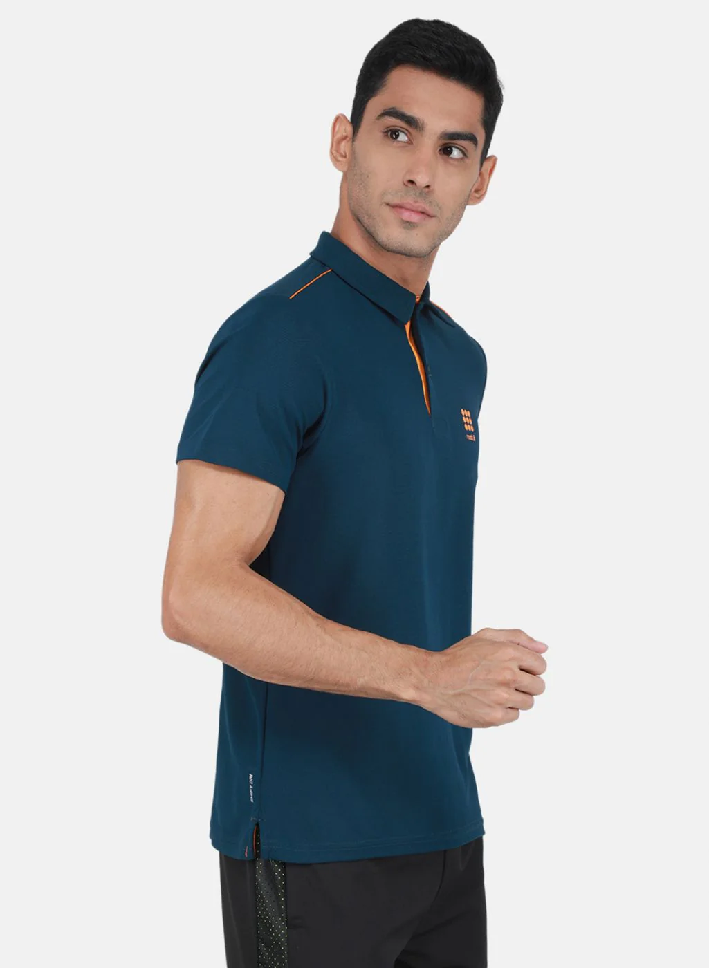 Rock.it Men Teal Blue Solid T-Shirt - Image 6