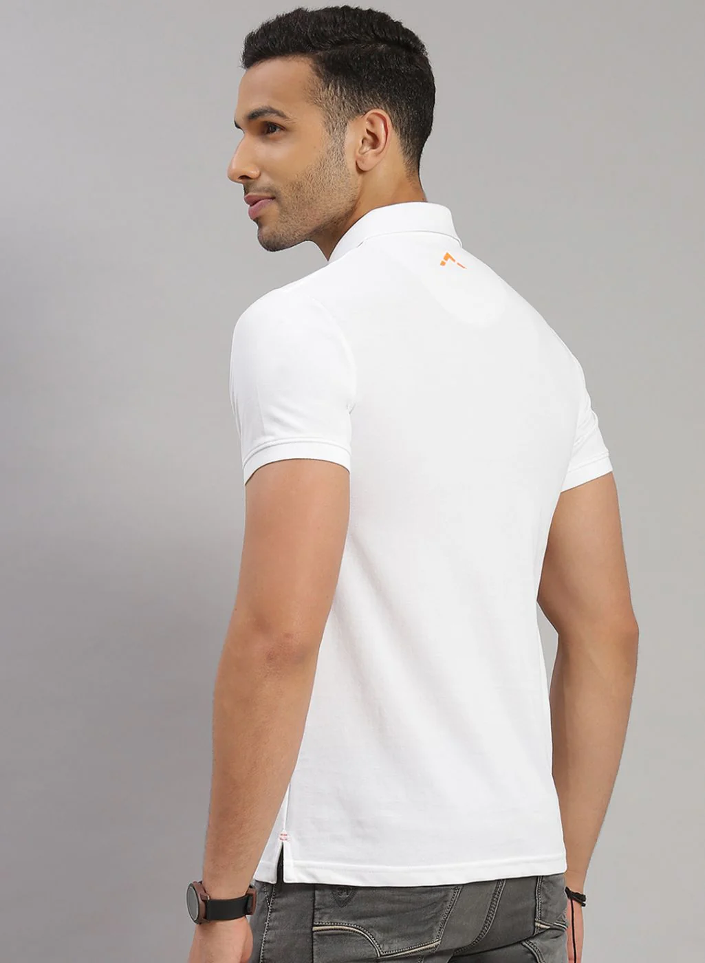 Rock.it Men White Solid T-Shirt - Image 5