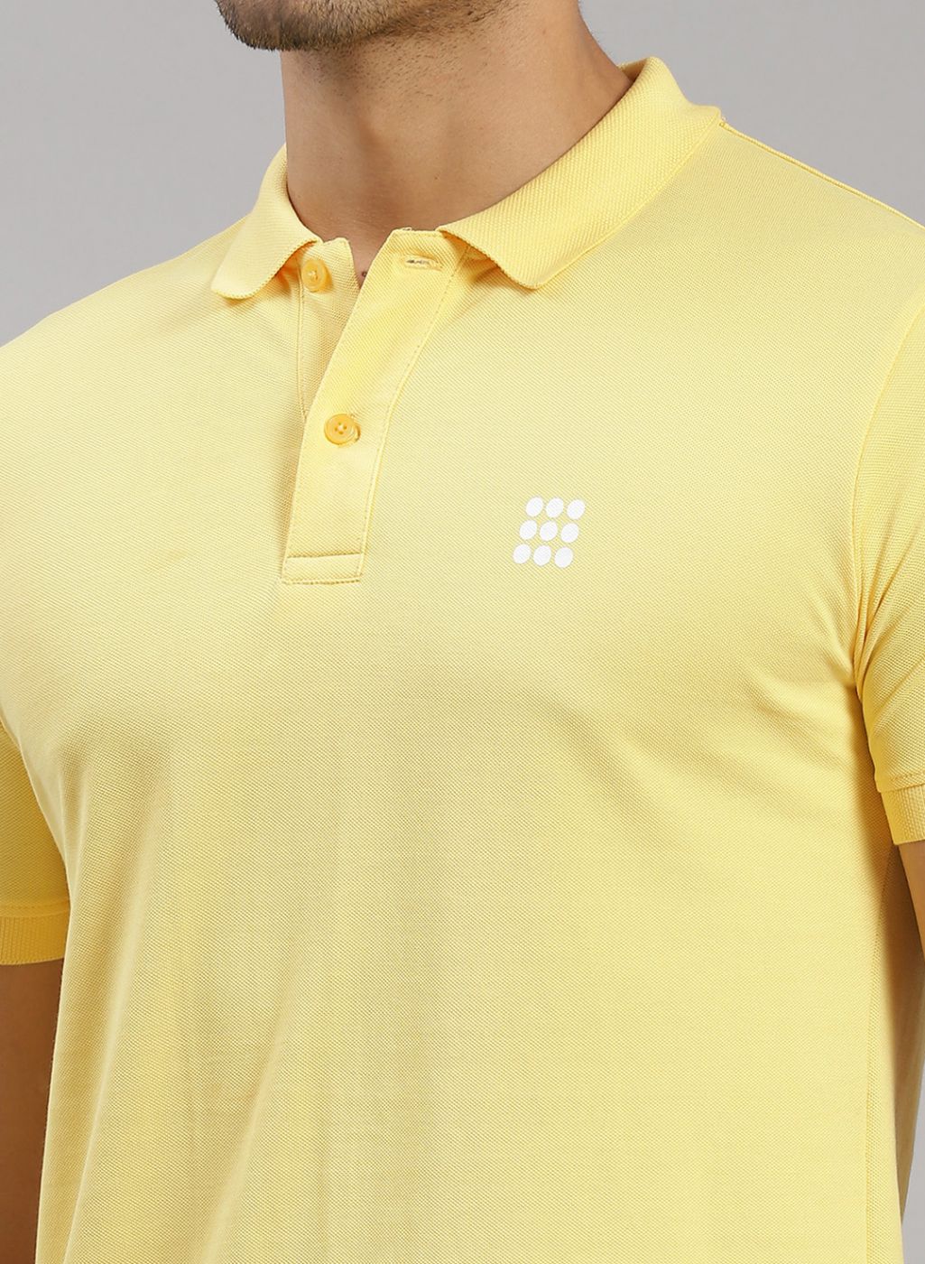 Rock.it Men Yellow Solid T-Shirt - Image 6