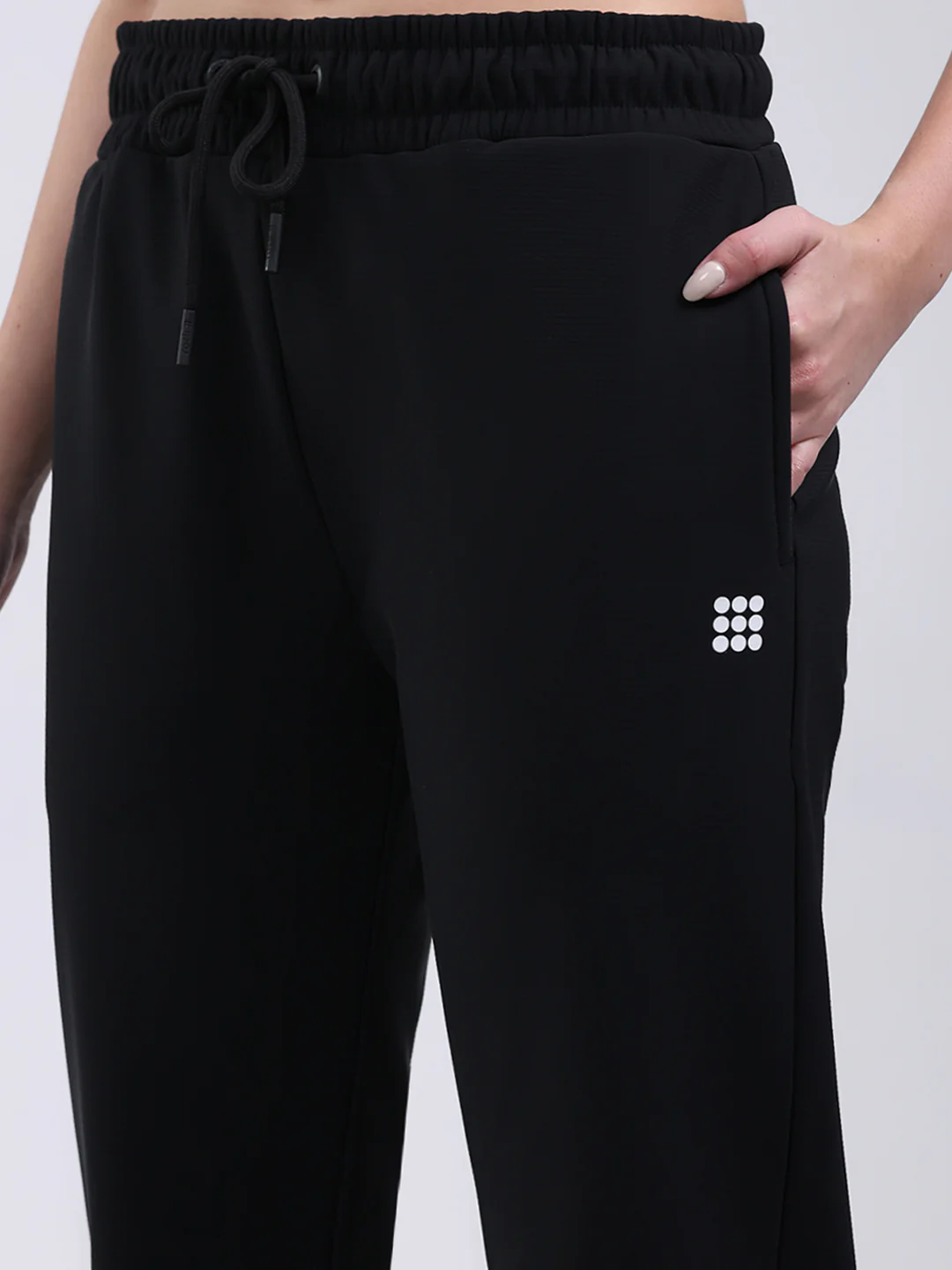 Rock.it Women Black Solid Collar Full Sleeve Winter Tracksuit - Image 9