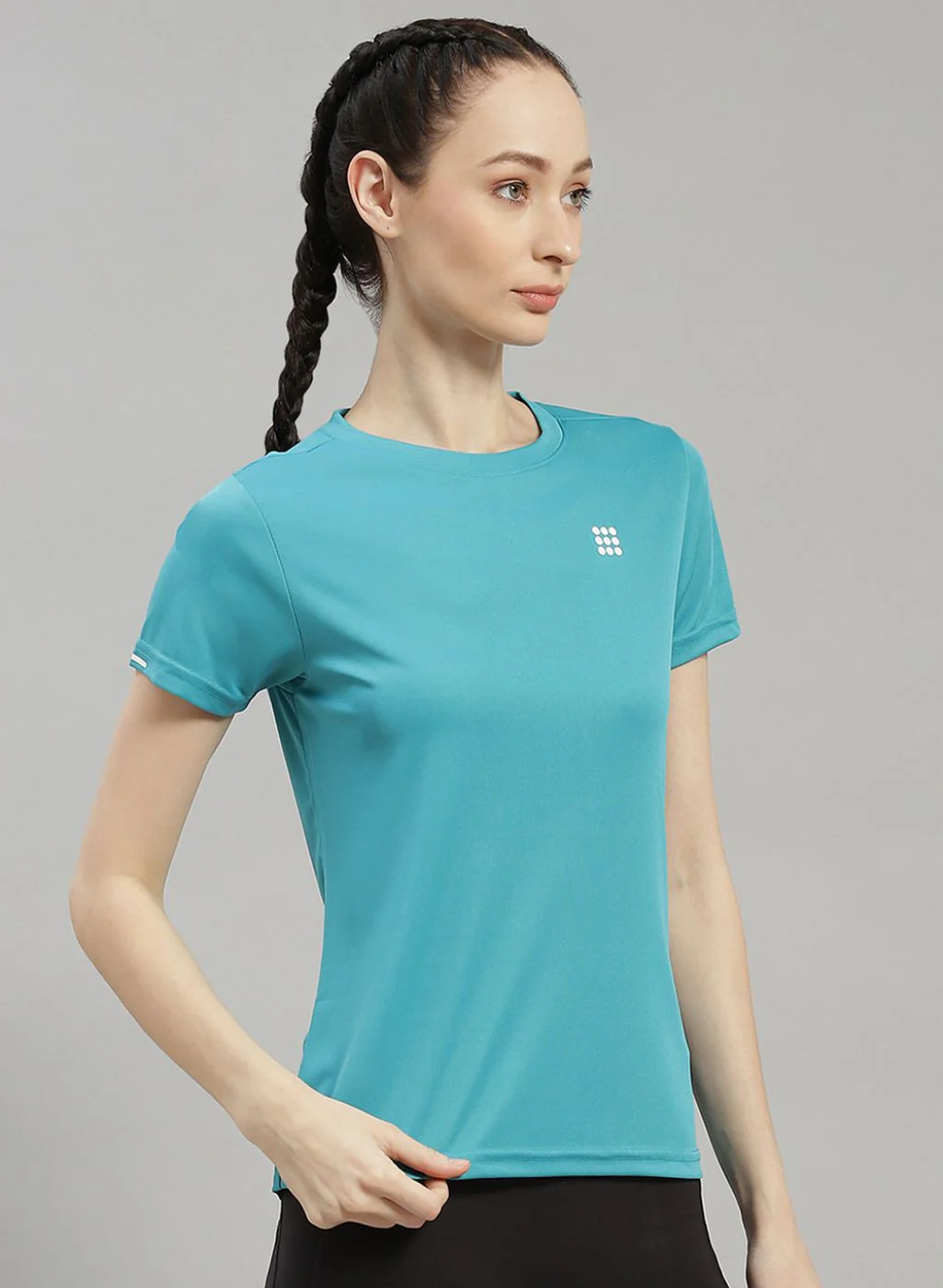 Rock.it Women Blue Solid Top - Image 4