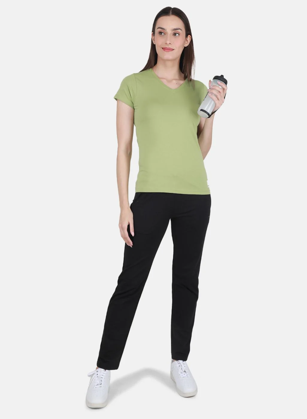 Rock.it Women Green Solid Top - Image 4
