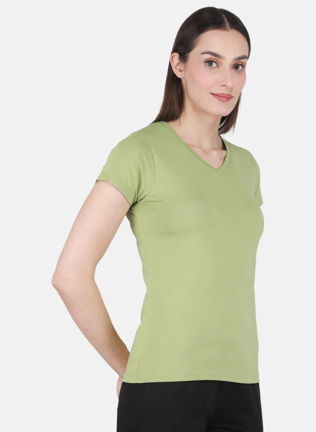 Rock.it Women Green Solid Top - Image 6