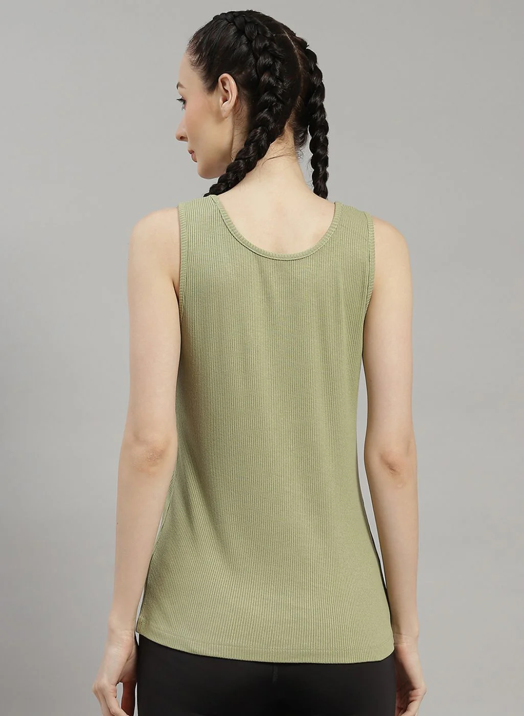 Rock.it Women Green Solid Top - Image 4