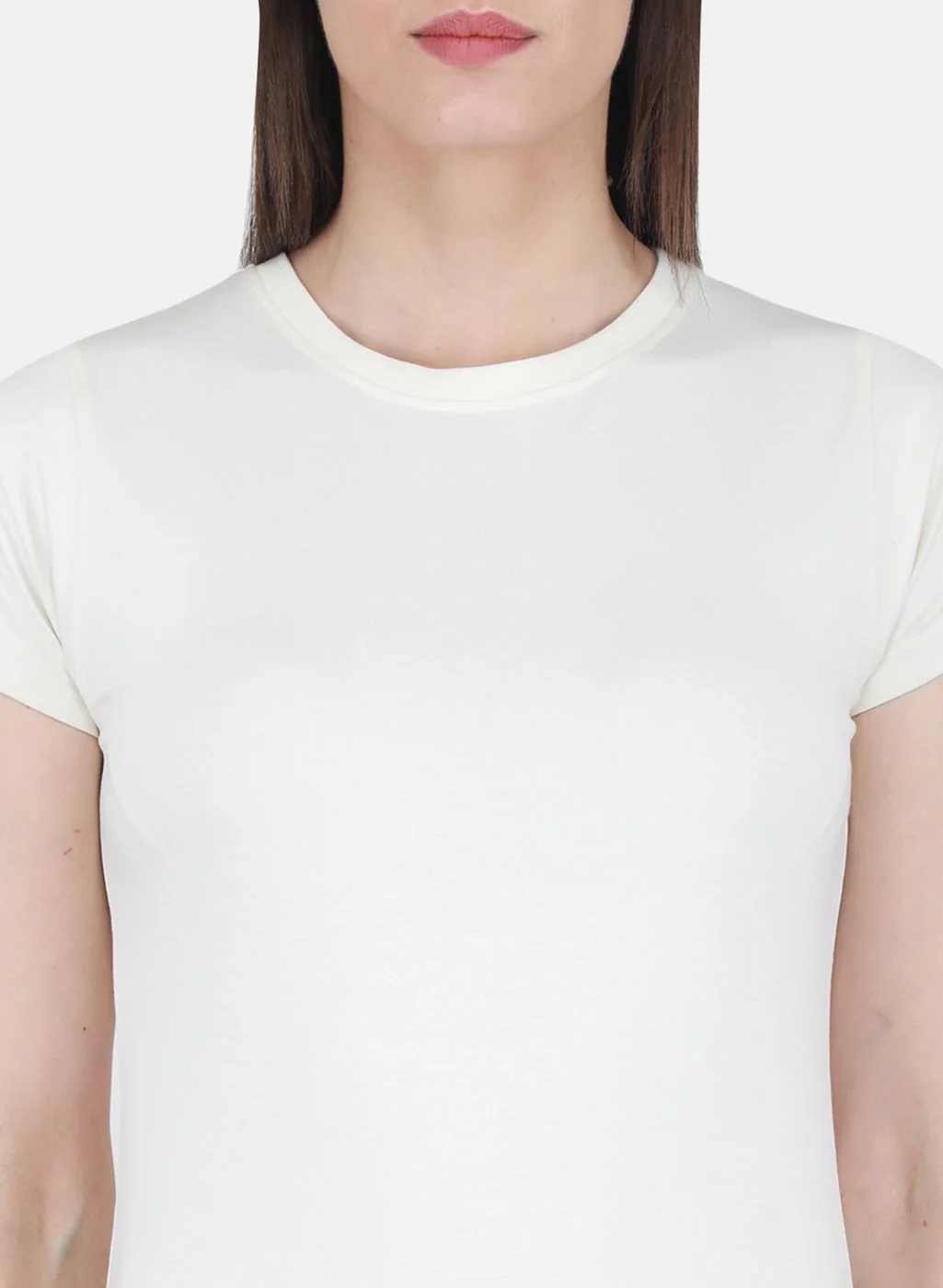 Rock.it Women Off White Solid Top - Image 5