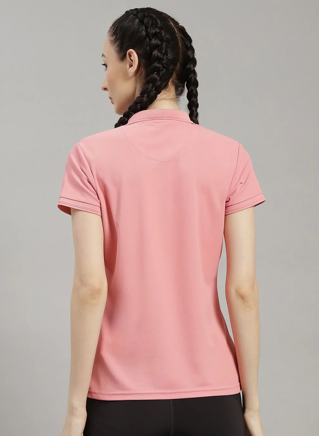 Rock.it Women Pink Solid T-Shirt - Image 4