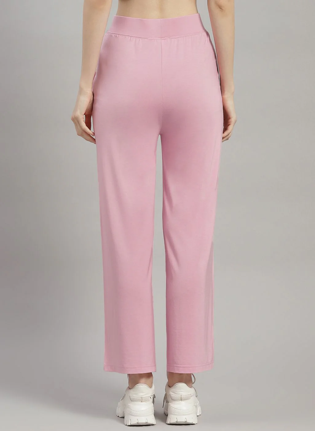 Rock.it Women Pink Solid Trackpants - Image 4