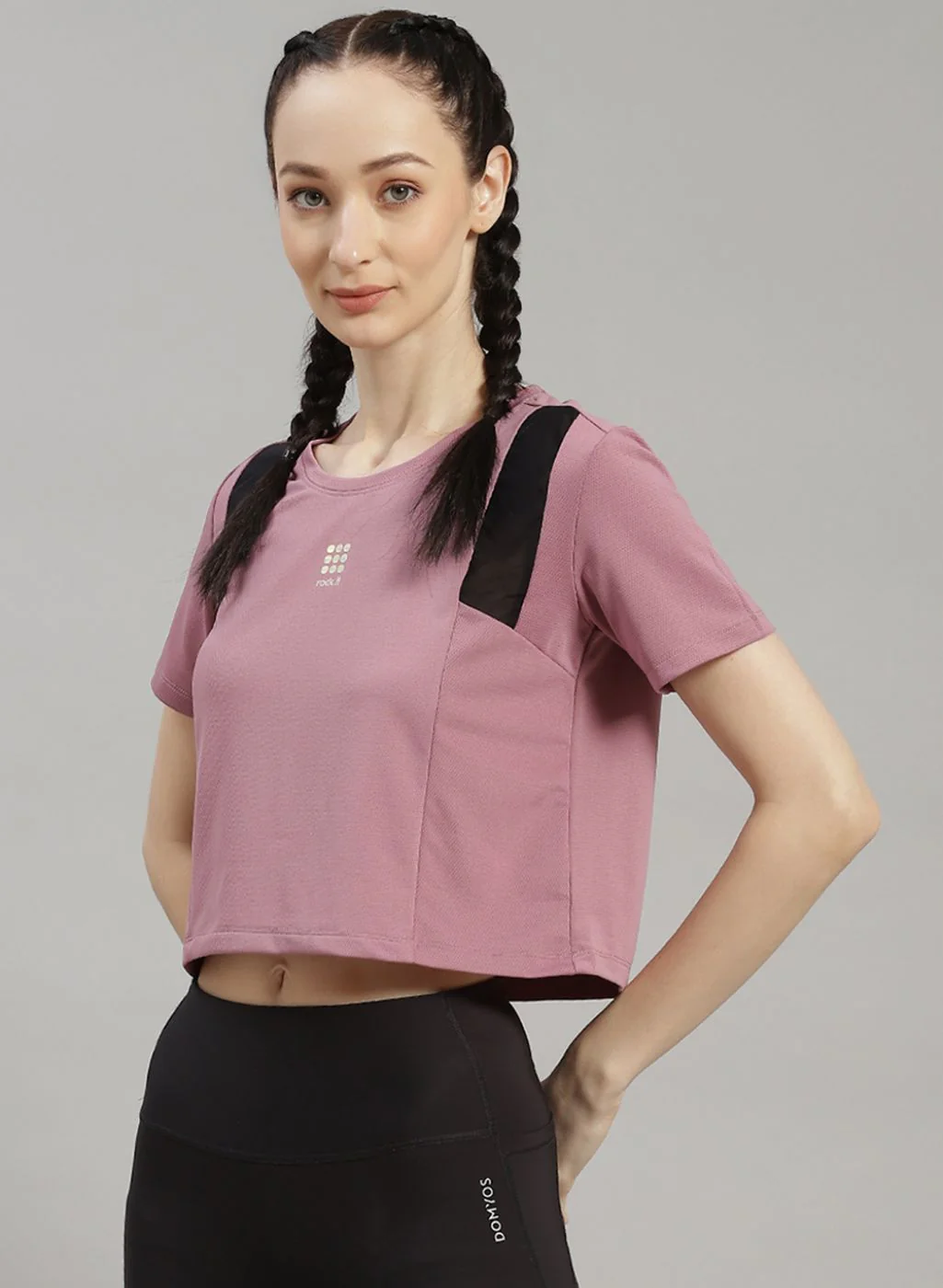 Rock.it Women Purple Solid Top - Image 2