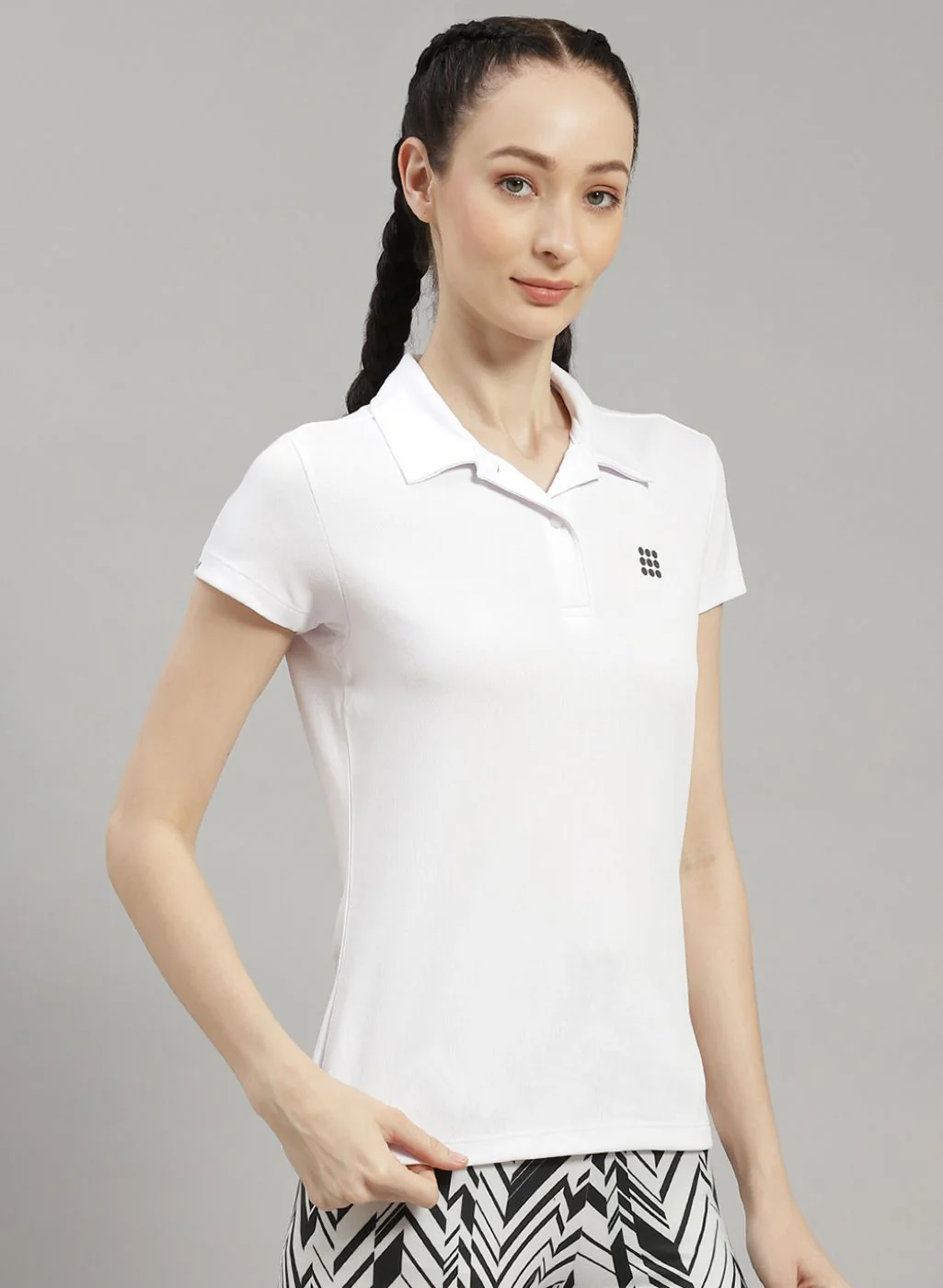 Rock.it Women White Solid T-Shirt - Image 3