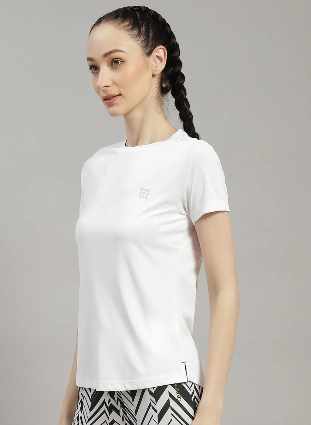 Rock.it Women White Solid Top - Image 2
