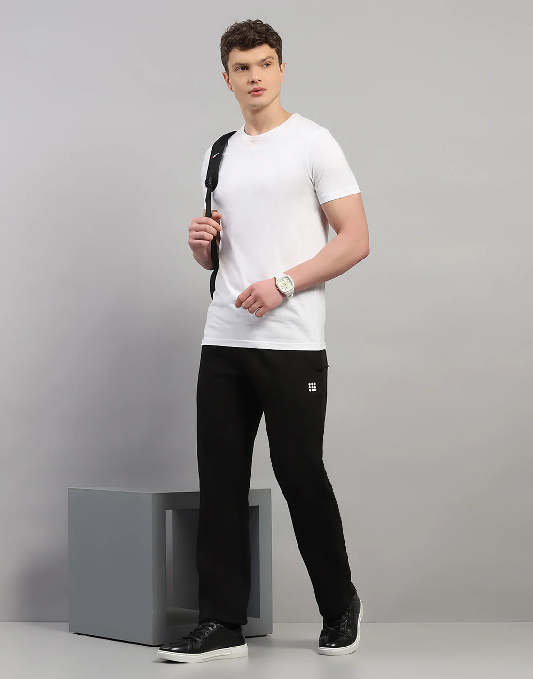 Rock.it Men Black Solid Regular Fit Winter Lower - Image 5
